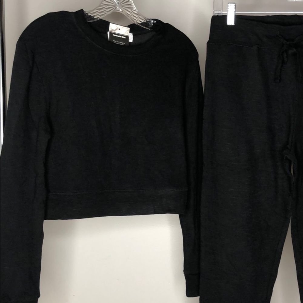 Black lounge Top & pants set - Picture 7 of 12